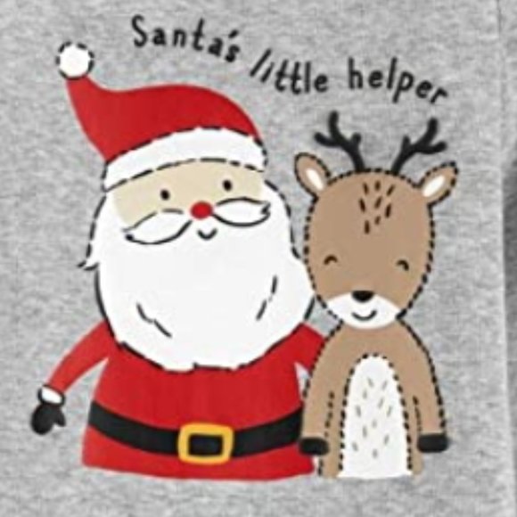 NWT Baby Boys' Santa's Xmas Top and Bottom Set 6m - Picture 2 of 3